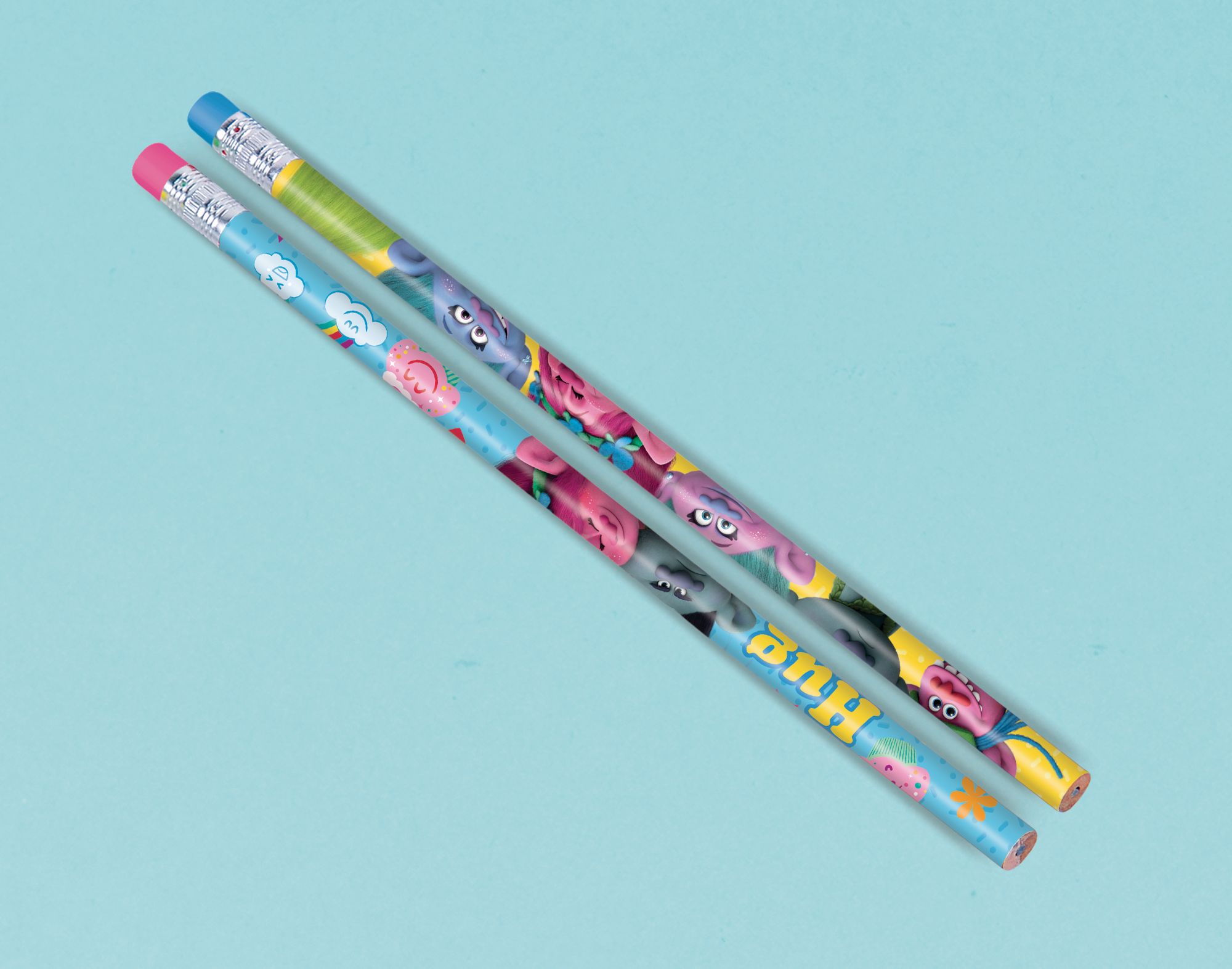 Crayons Trolls, paq. 12 Overhead_Flat