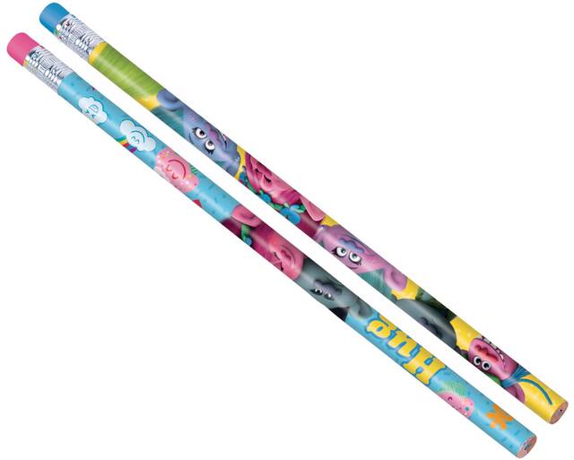 Trolls Pencils, 12-pk Overhead_Flat