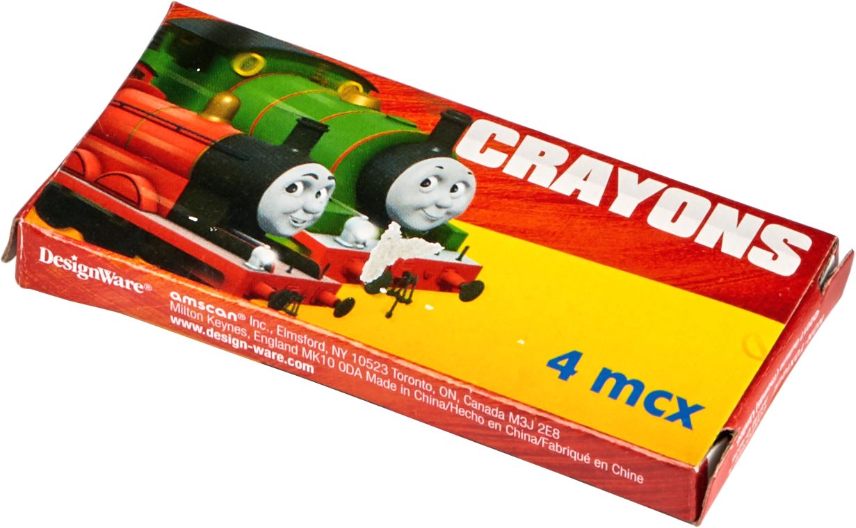 Boîtes à crayons Thomas le petit train pour cadeaux-surprises d'anniversaire, paq. 12 Front_Angled_Left