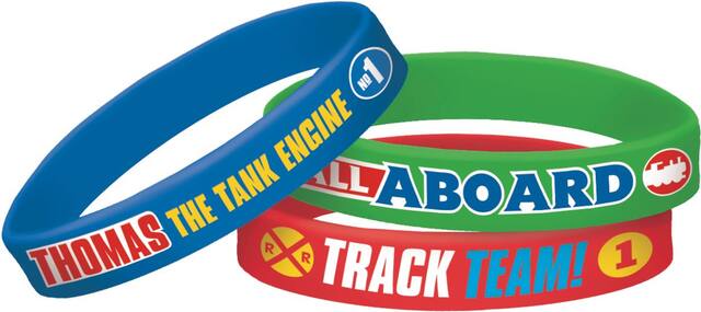 Bracelets Thomas le petit train cadeaux-surprises d'anniversaire, paq. 6 Front_Elevated