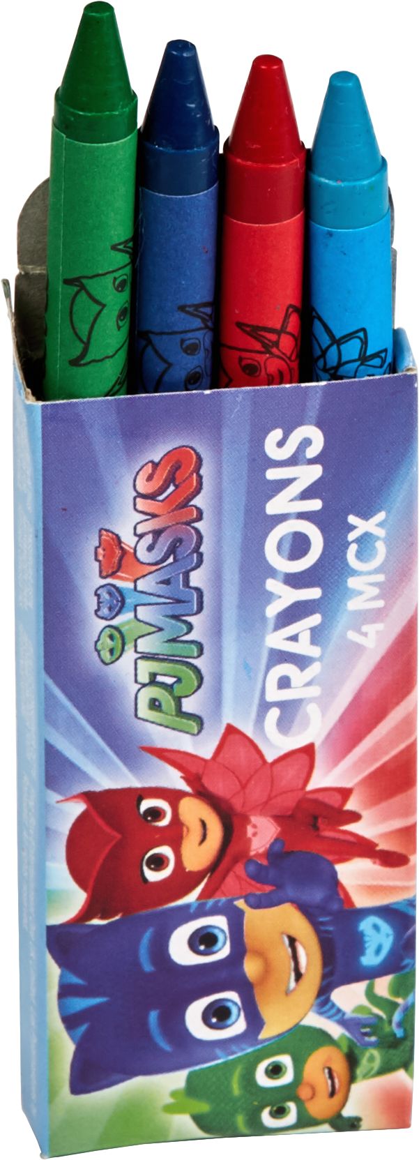 PJ Masks Crayon Boxes for Birthday Party Favours, 12-pk Front_Angled_Right