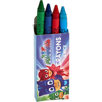 PJ Masks Crayon Boxes for Birthday Party Favours, 12-pk Front_Angled_Right