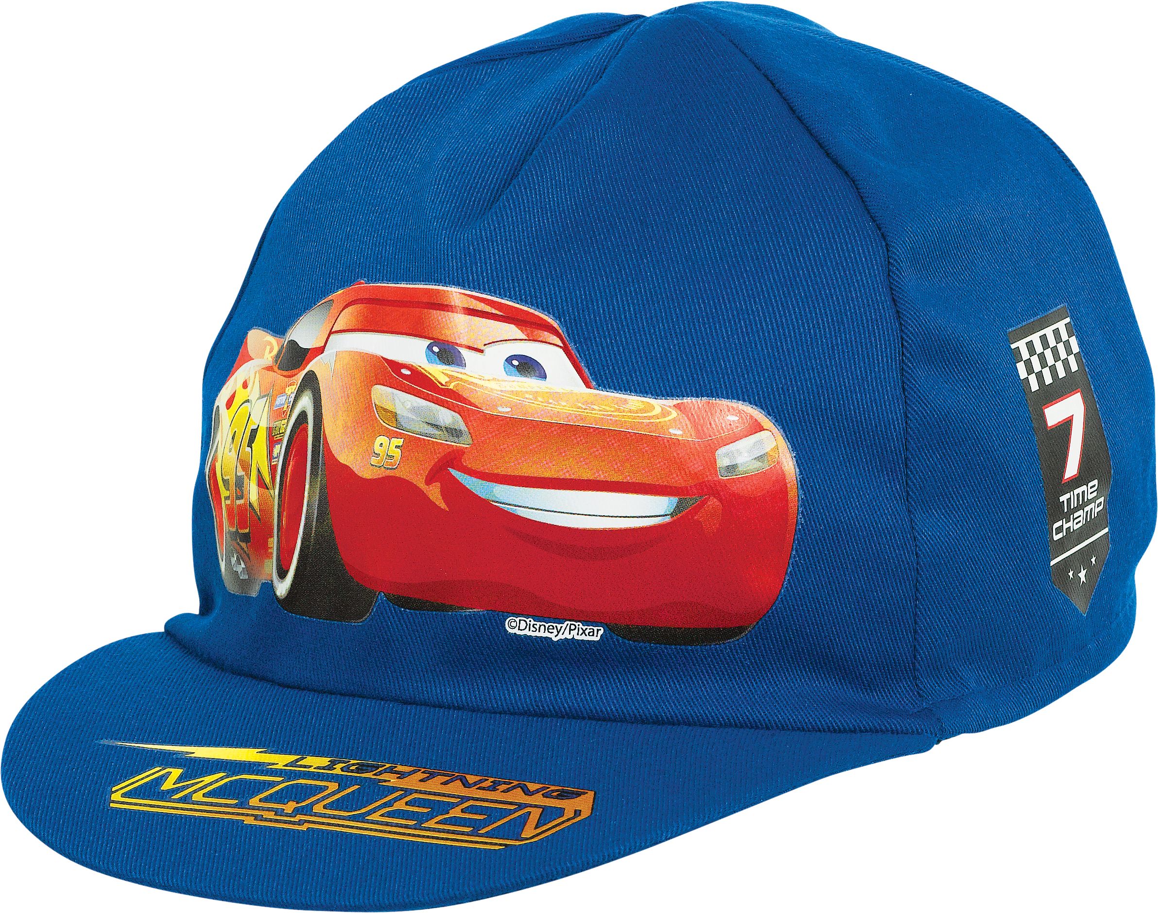 Disney Cars 3 Lightning McQueen Hat, Blue, Ages 3+ Front_Angled_Left