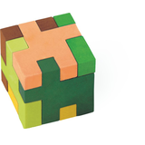 Pixelated Puzzle Erasers for Birthday Party Favours, 12-pk Overhead_Plunge