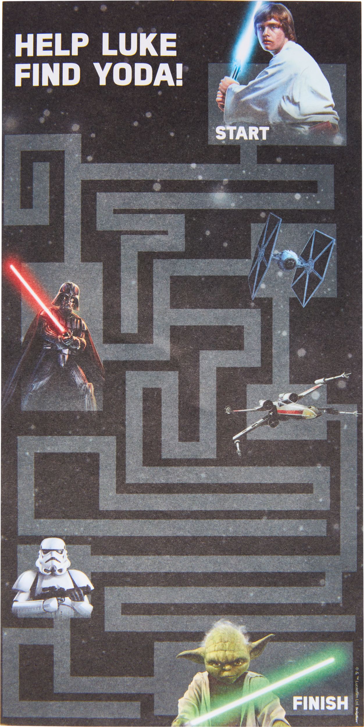 Star Wars Birthday Party Favour Pack, 48-pc Overhead_Flat