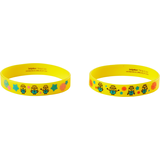 Bracelets en caoutchouc Détestable moi Les Minions pour cadeaux-surprises d'anniversaire, paq. 6, 3 ans et plus Front_Elevated