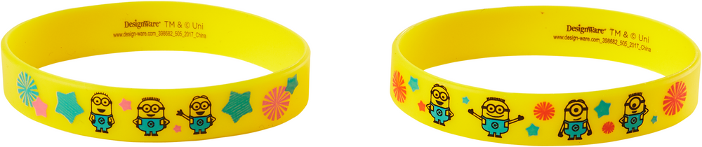 Minions Despicable Me Rubber Wristbands for Birthday Party Favours