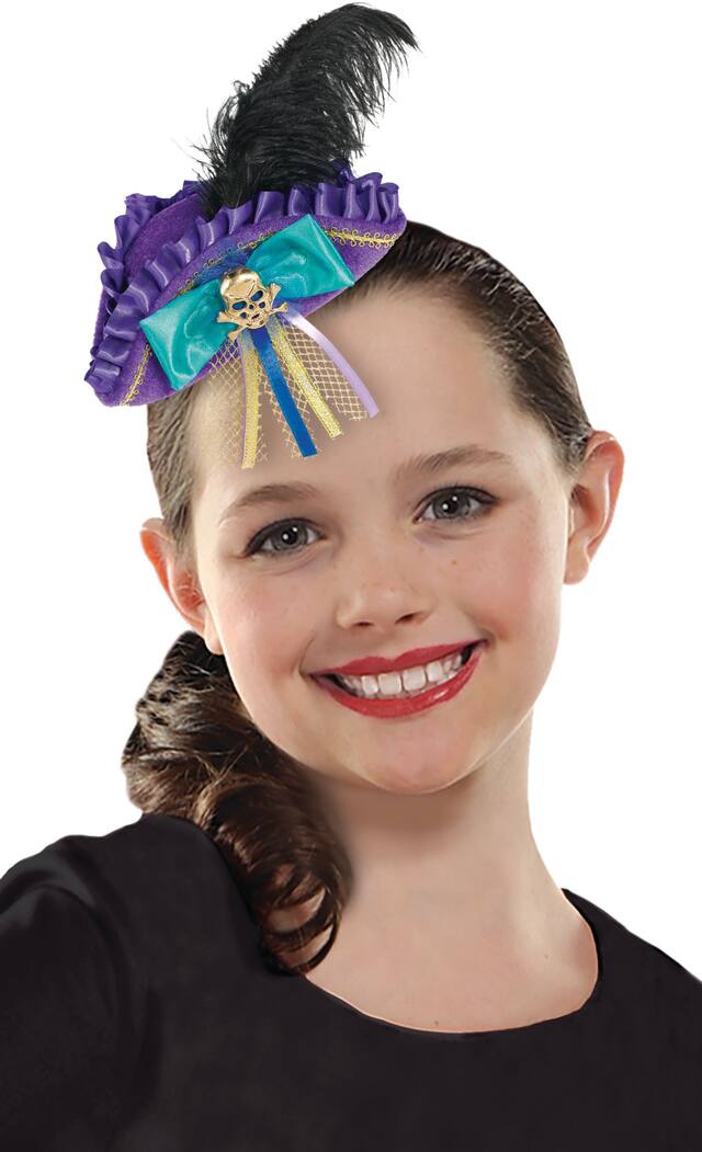 Descendants 2 Mini Hat Hair Clip Front_Flat