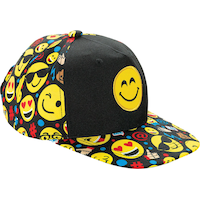 Casquette de baseball Smiley, taille universelle, 3 ans et plus Front_Angled_Right