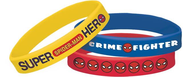 Spider-Man Webbed Wonder Wristbands 6ct Front_Elevated