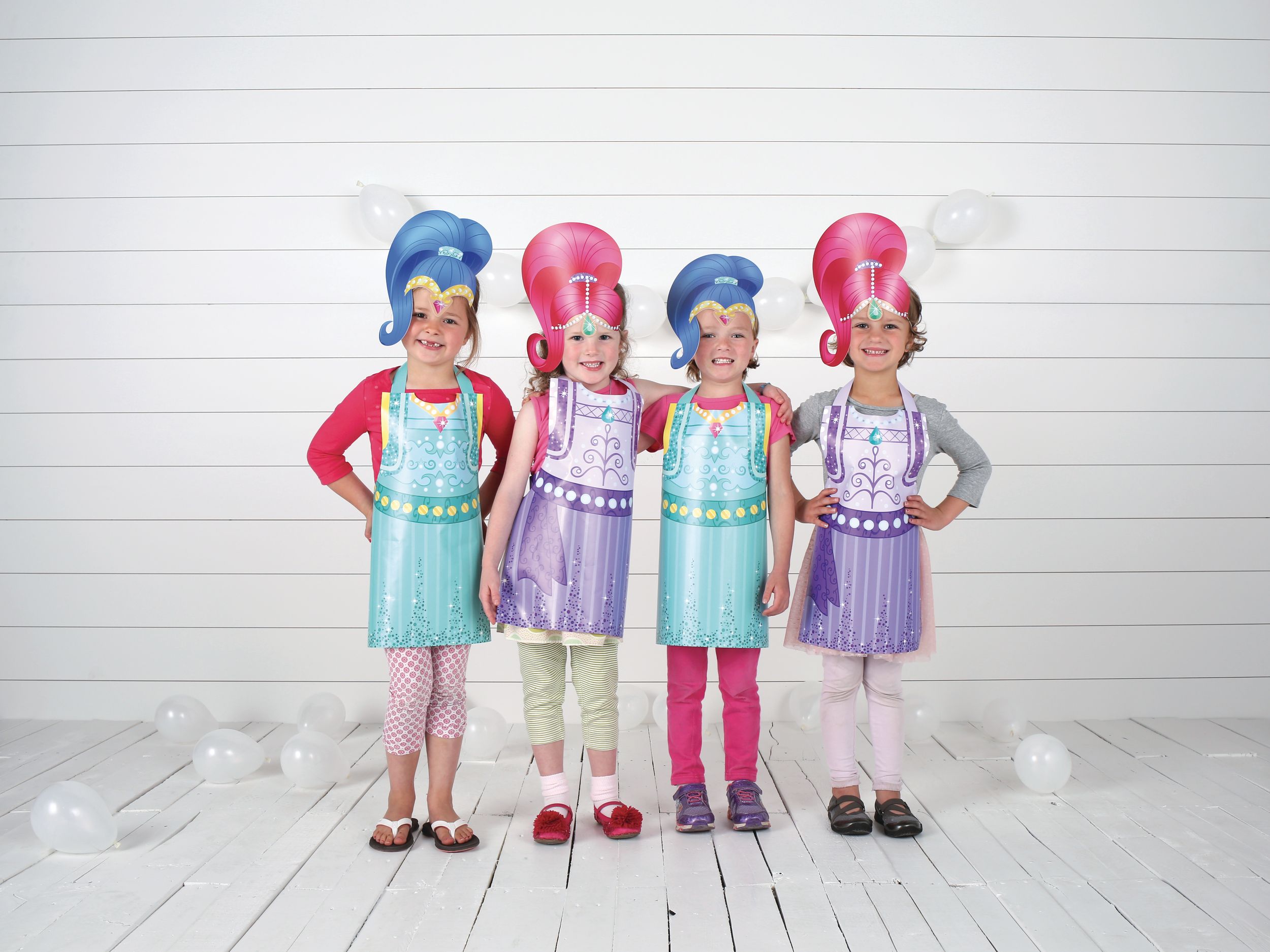 Shimmer and Shine Party Wearables Kit, 16-pc Front_Flat