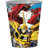 Gobelet à surprises pour fête d'anniversaire, Transformers, 16 oz Front_Elevated