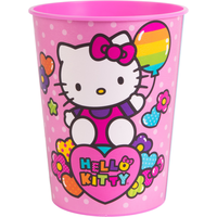 Rainbow Hello Kitty Birthday Party Favour Cup, 16-oz Front_Elevated