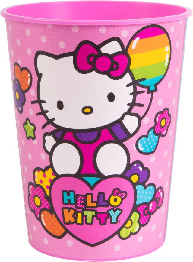Rainbow Hello Kitty Birthday Party Favour Cup, 16-oz Front_Elevated