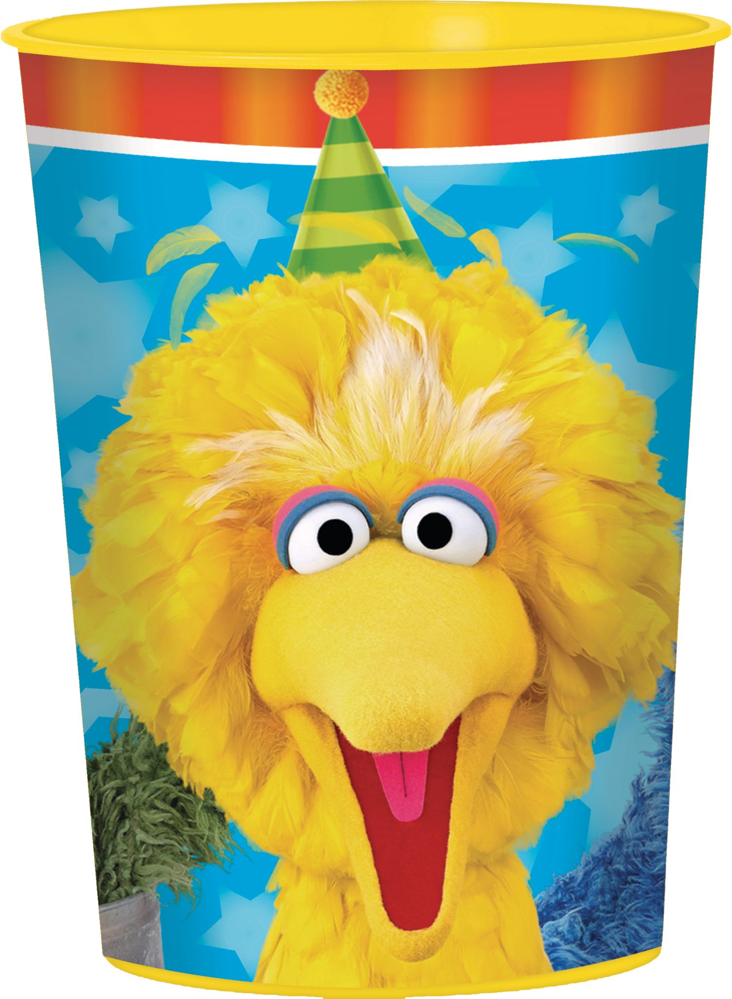 Sesame Street Birthday Party Plastic Favour Cup, 16-oz Front_Flat
