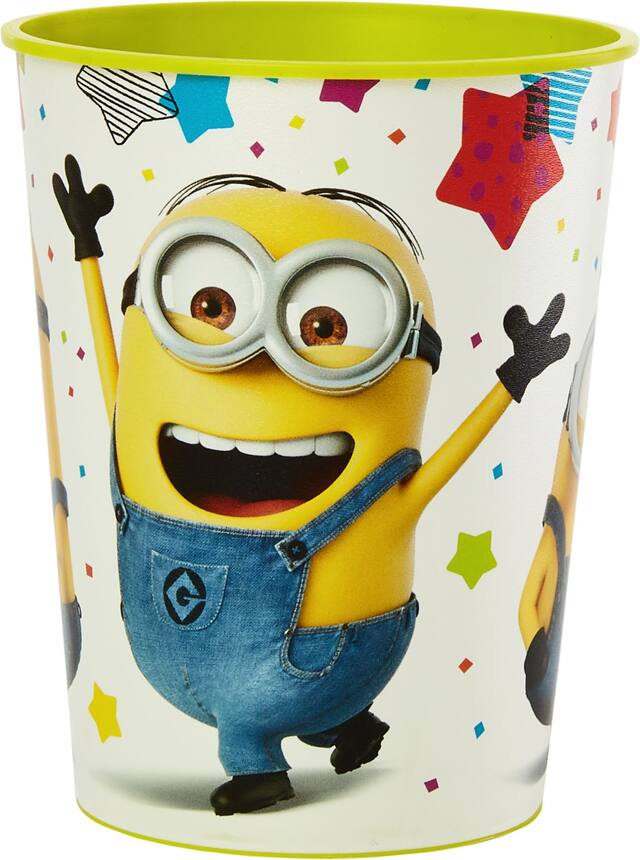 Gobelet à surprises pour fête d'anniversaire, Les Minions, 16 oz Front_Elevated