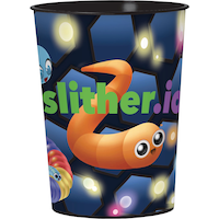 Slither.io Birthday Party Plastic Favour Cup, 16-oz Front_Elevated