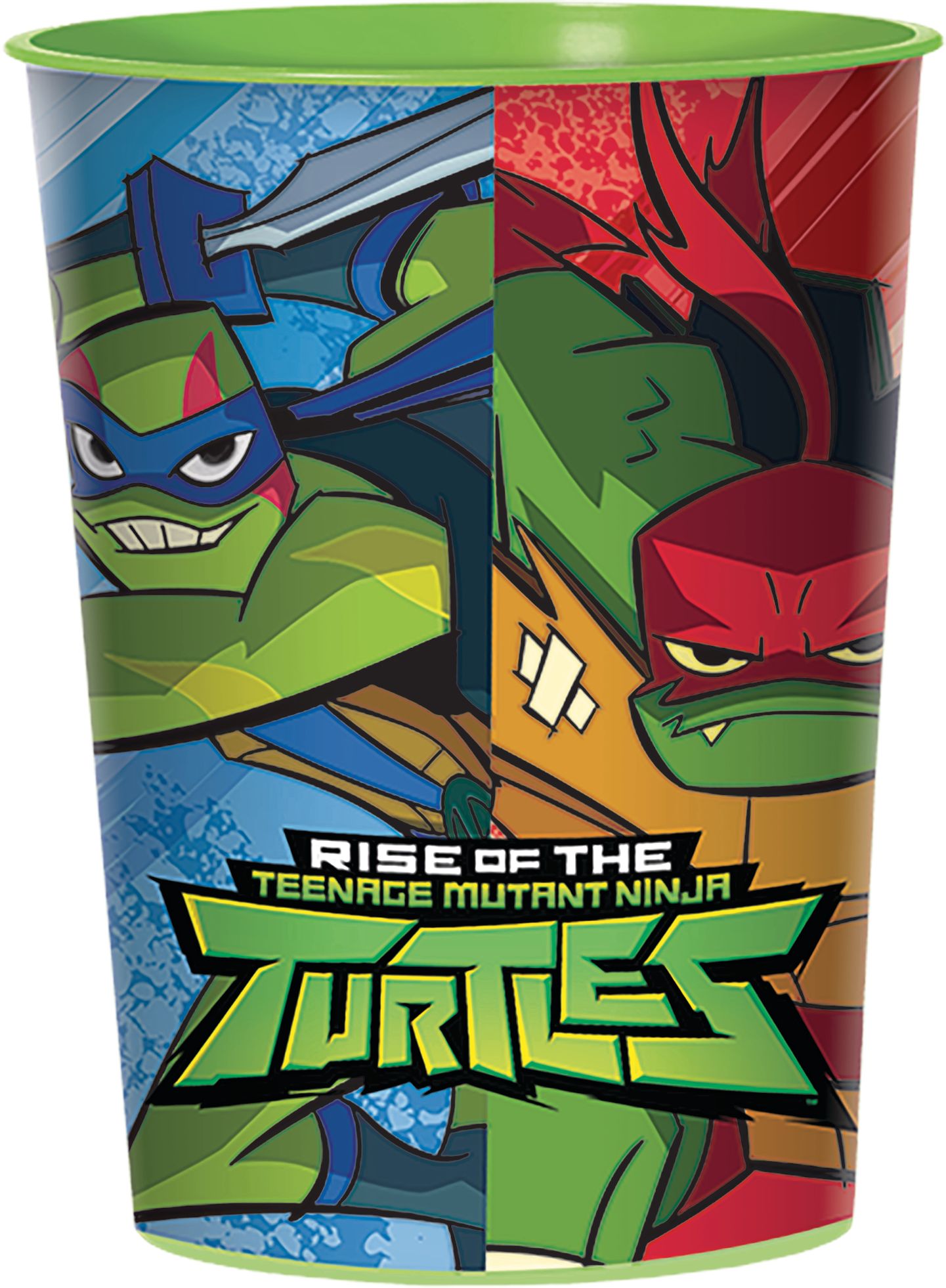 Rise of the Teenage Mutant Ninja Turtles Birthday Party Favour Cup, 16-oz Front_Elevated