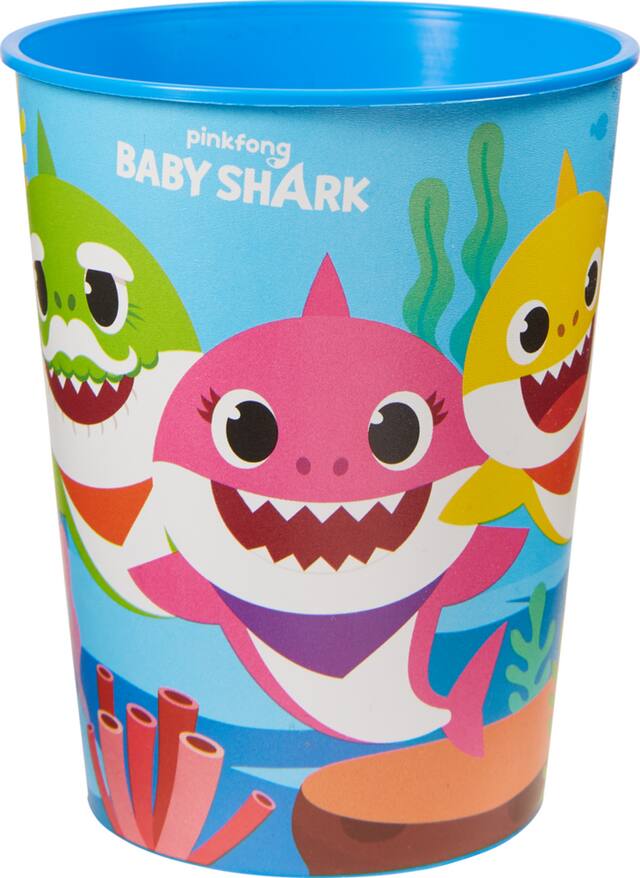 Baby Shark Colourful Plastic Party Favour Cup, 16oz Party City