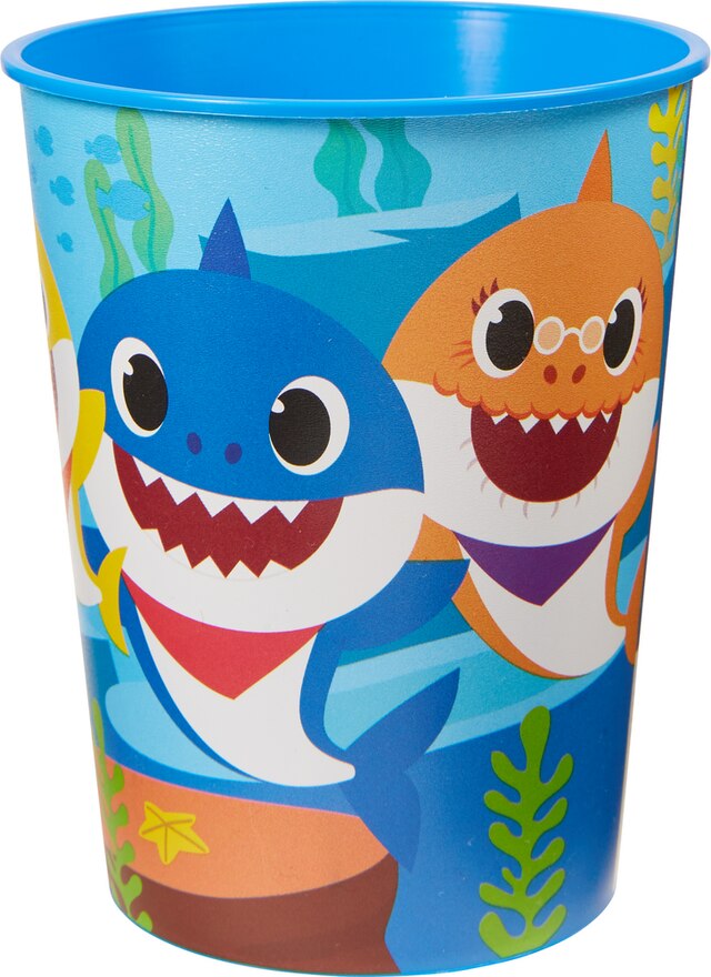 Baby Shark Colourful Plastic Party Favour Cup, 16oz Party City