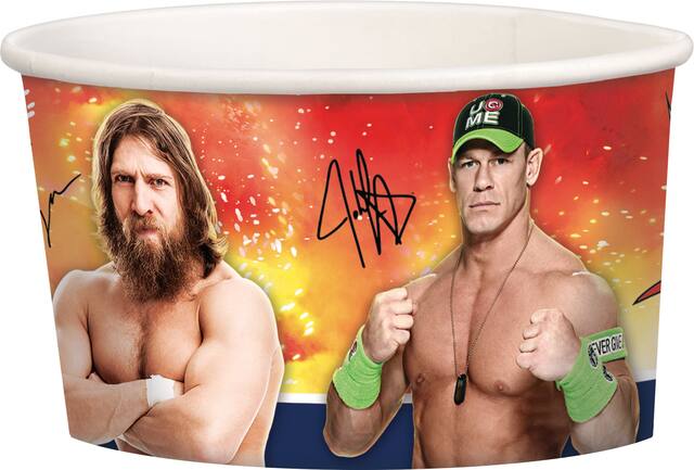 Verre à friandises WWE, 9,5&nbsp;oz, paq. 8 Front_Elevated