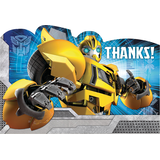 Transformers Birthday Party Thank You Notes 8-pk Front_Flat