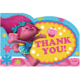 Trolls Thank You Notes, 8-pk Front_Flat