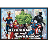 Marvel Powers Unite Birthday Party Invitations, 8-pk Front_Flat