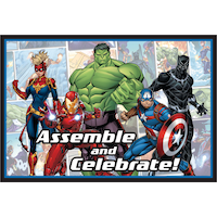 Marvel Powers Unite Birthday Party Invitations, 8-pk Front_Flat