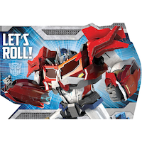 Transformers Birthday Party Invitations, 8-pk Front_Flat