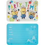 Minion Birthday Party Invitations, 8-pk Front_Flat