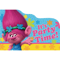Trolls Invitations, 8-pk