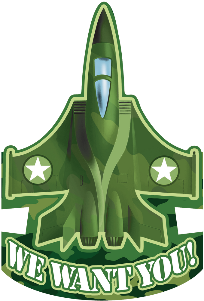 Invitations pour fête d'anniversaire, camouflage, paq. 8 Canadian Tire