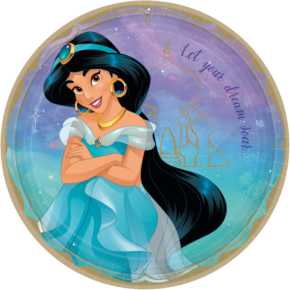 Vaisselle Jetable Thème Princesse Disney pour Fête d'Anniversaire