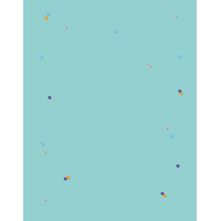 Assiettes à dîner Anniversaire sportif pour fête d'anniversaire, 9 po, paq. 8 Front_Flat