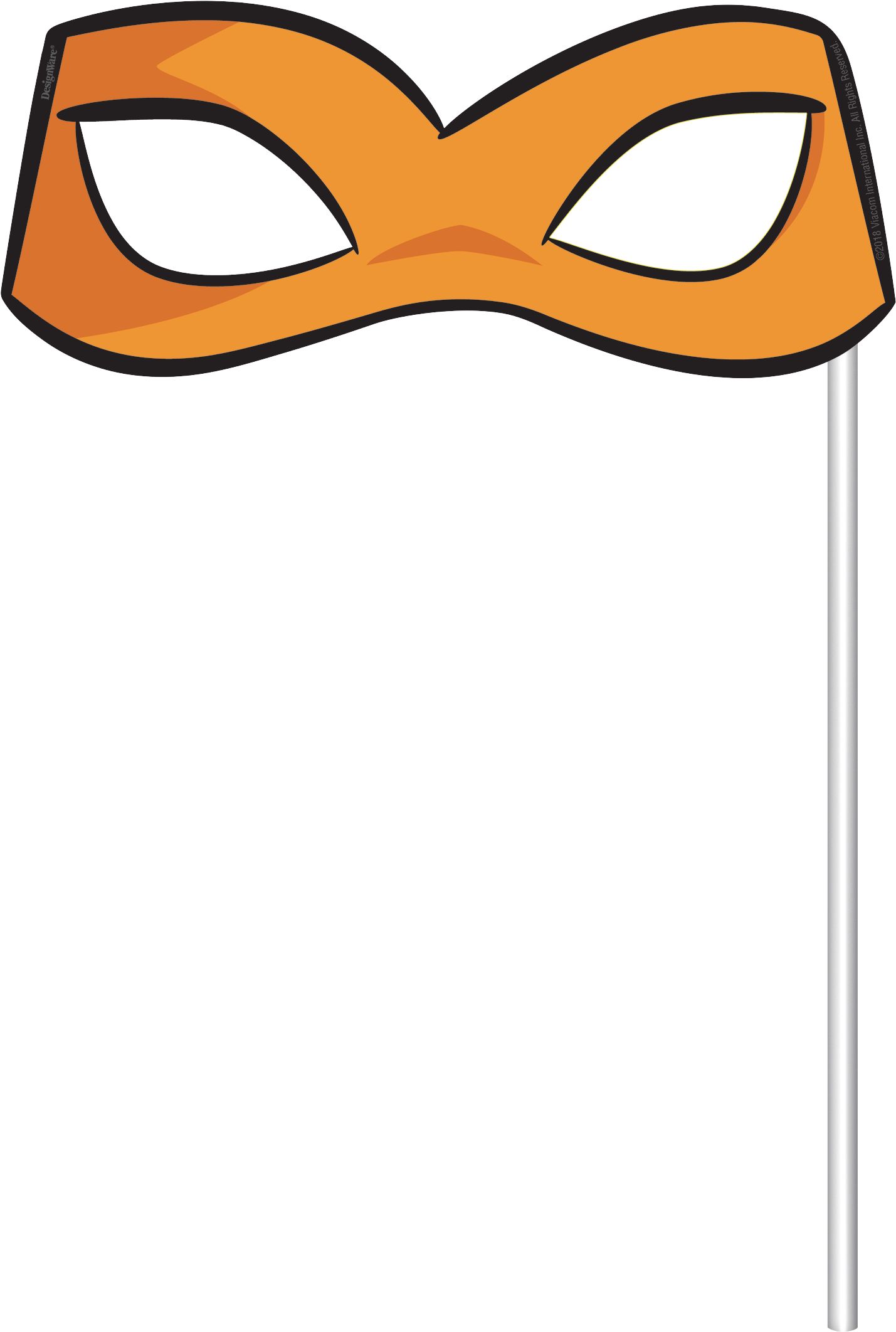 Rise of the Teenage Mutant Ninja Turtles Birthday Party Scene Setter Decoration with Photo Booth Props Front_Flat