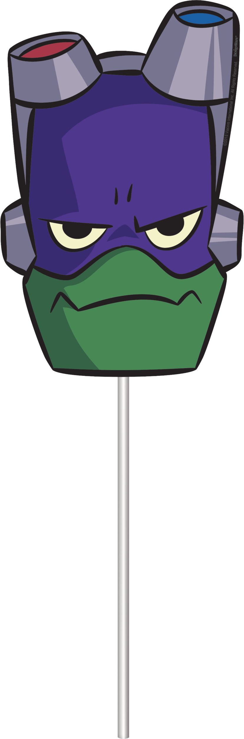 Rise of the Teenage Mutant Ninja Turtles Birthday Party Scene Setter Decoration with Photo Booth Props Front_Flat