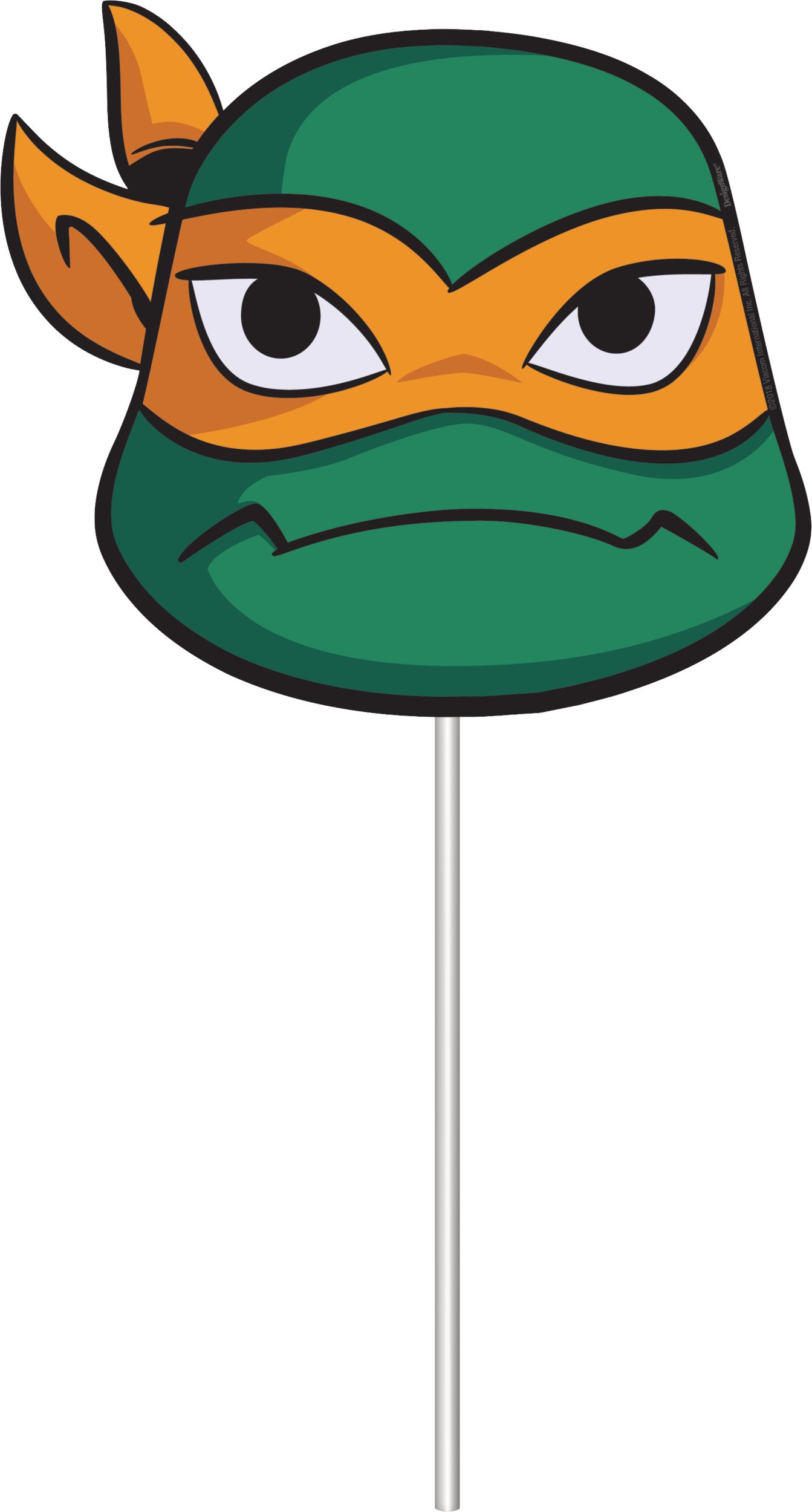 Rise of the Teenage Mutant Ninja Turtles Birthday Party Scene Setter Decoration with Photo Booth Props Front_Flat