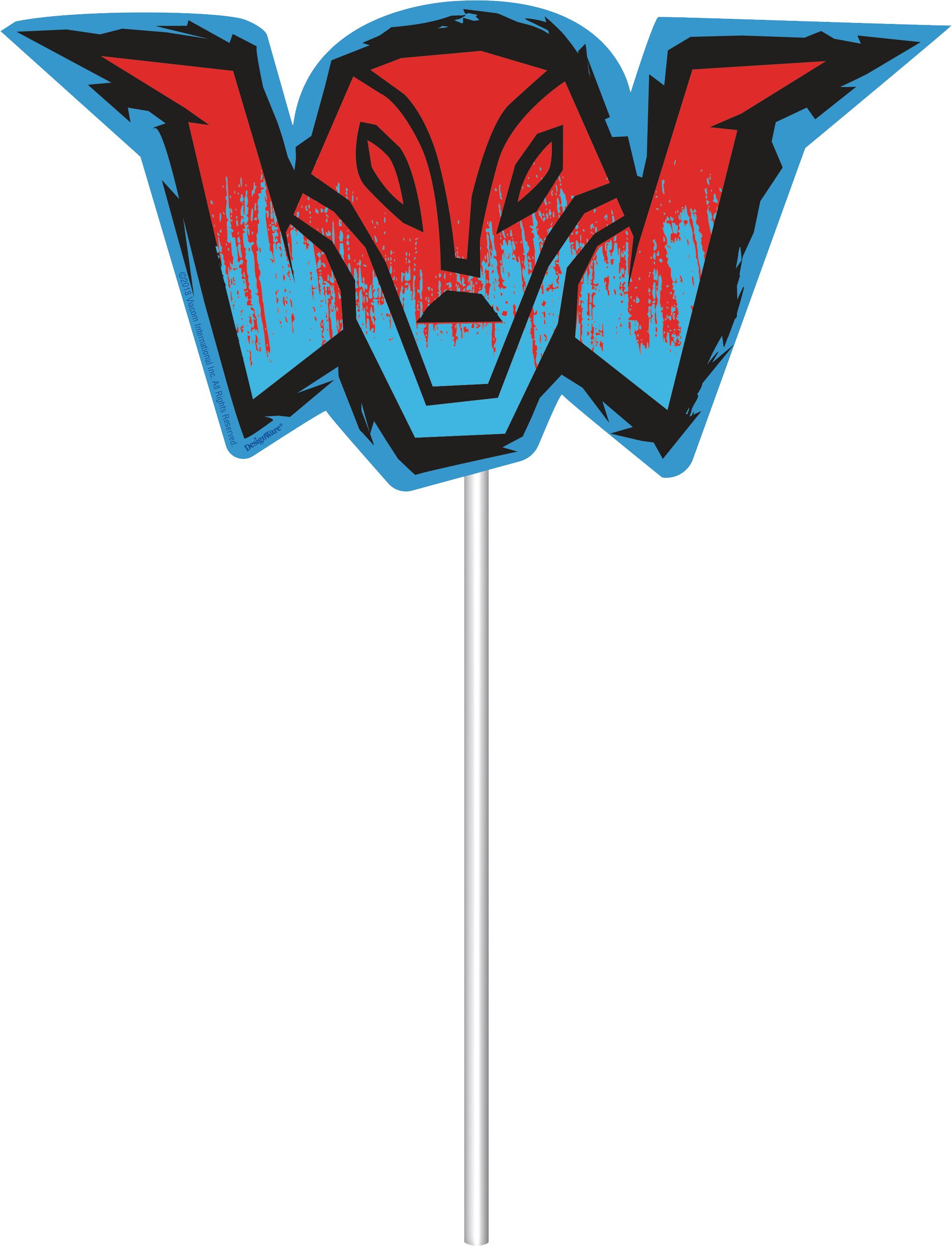 Rise of the Teenage Mutant Ninja Turtles Birthday Party Scene Setter Decoration with Photo Booth Props Front_Flat