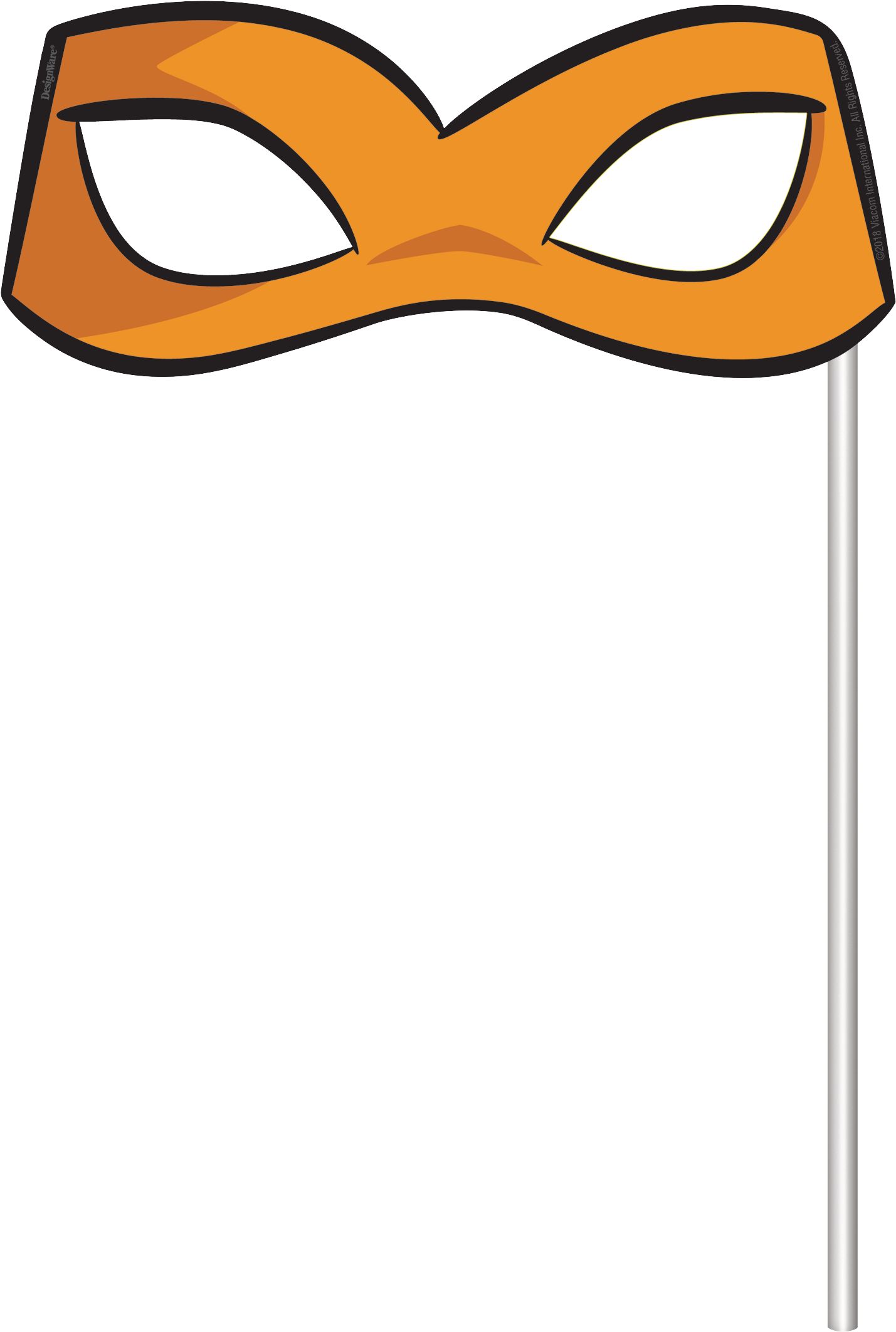 Rise of the Teenage Mutant Ninja Turtles Birthday Party Scene Setter Decoration with Photo Booth Props Front_Flat