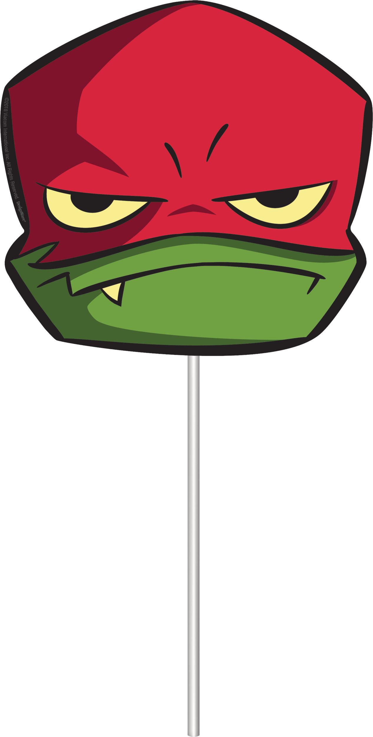 Rise of the Teenage Mutant Ninja Turtles Birthday Party Scene Setter Decoration with Photo Booth Props Front_Flat