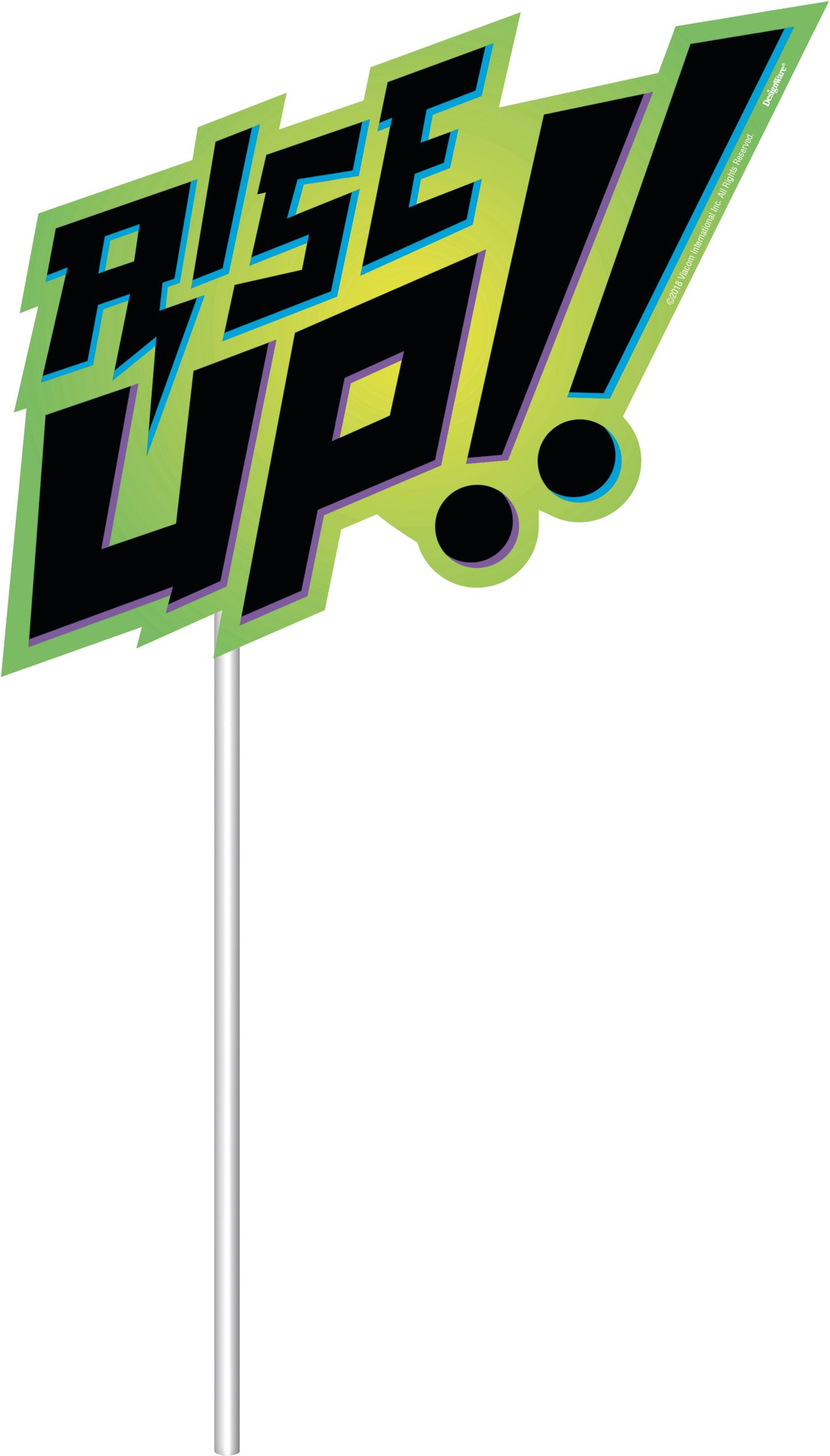 Rise of the Teenage Mutant Ninja Turtles Birthday Party Scene Setter Decoration with Photo Booth Props Front_Flat