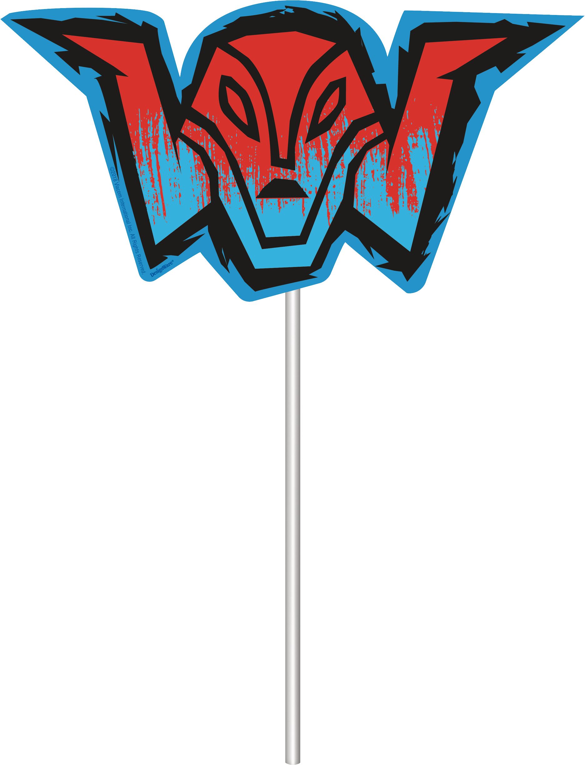 Rise of the Teenage Mutant Ninja Turtles Birthday Party Scene Setter Decoration with Photo Booth Props Front_Flat