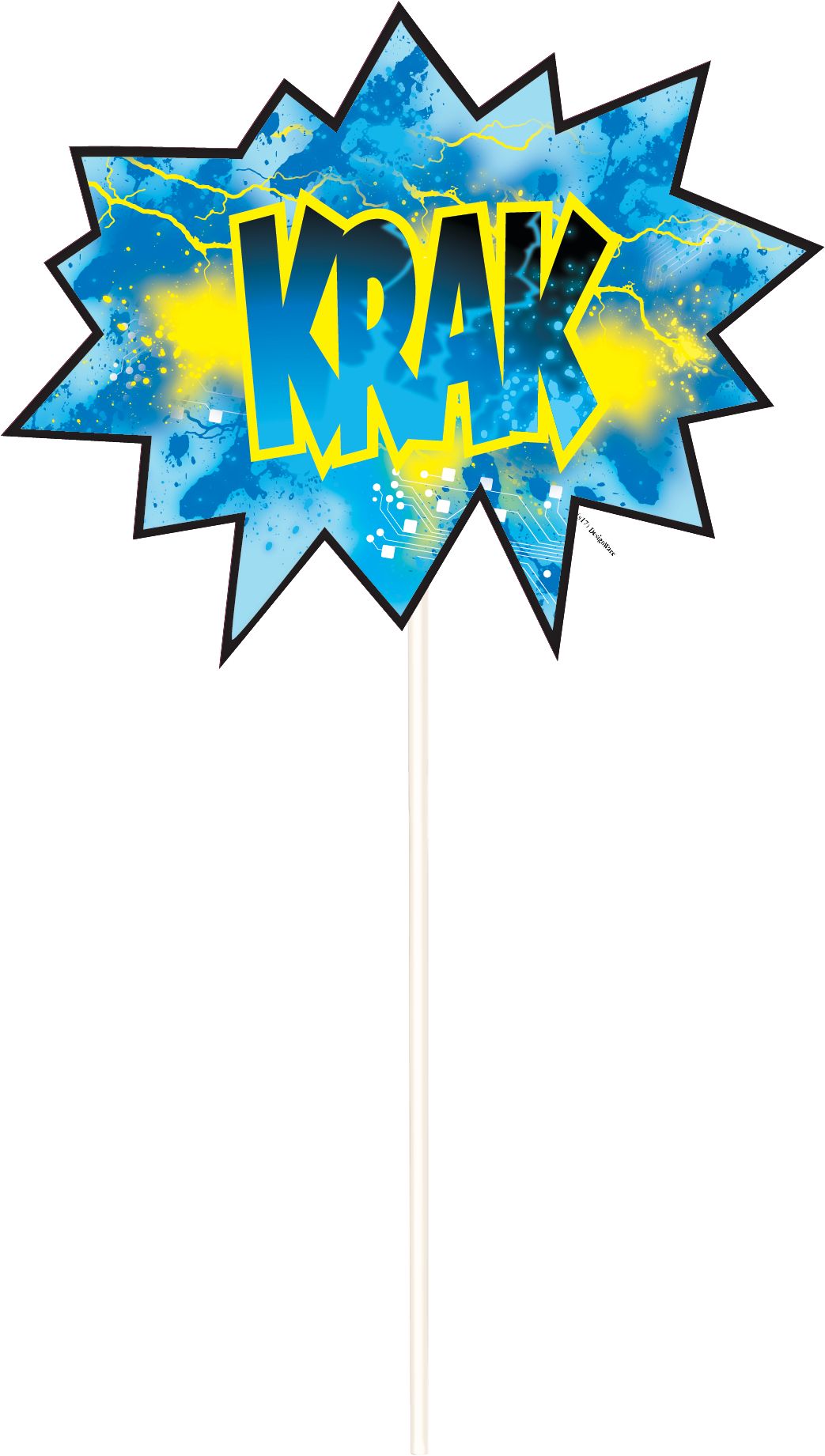 Décoration murale Batman avec accessoires photo Front_Flat