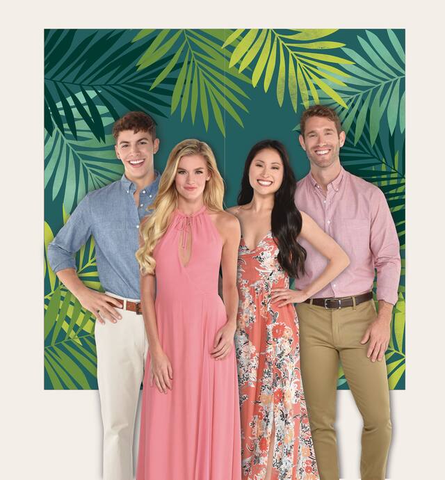 Palm Leaf Scene Setter, 2-pc Front_Flat