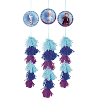 Disney Frozen 2 Birthday Party Tassel Decorations, 3-pc Front_Flat