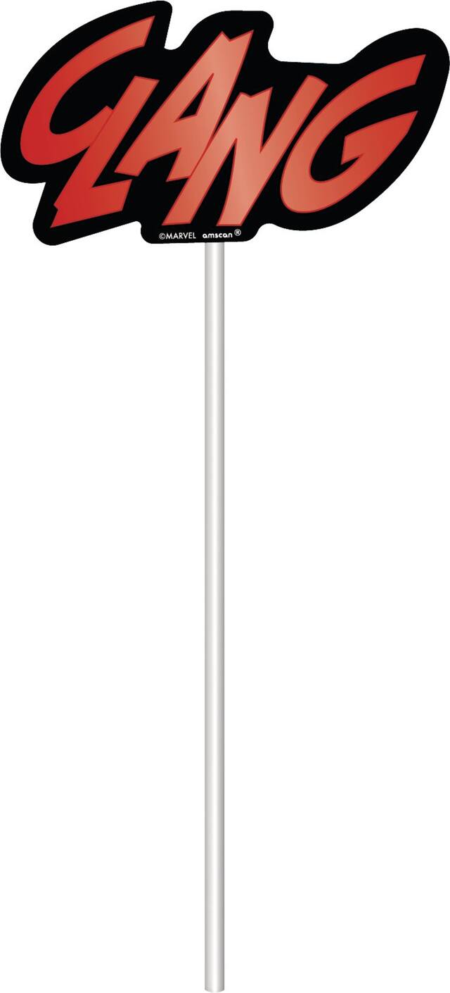 Marvel Powers Unite Birthday Party Photo Booth Kit, 16-pc Front_Flat