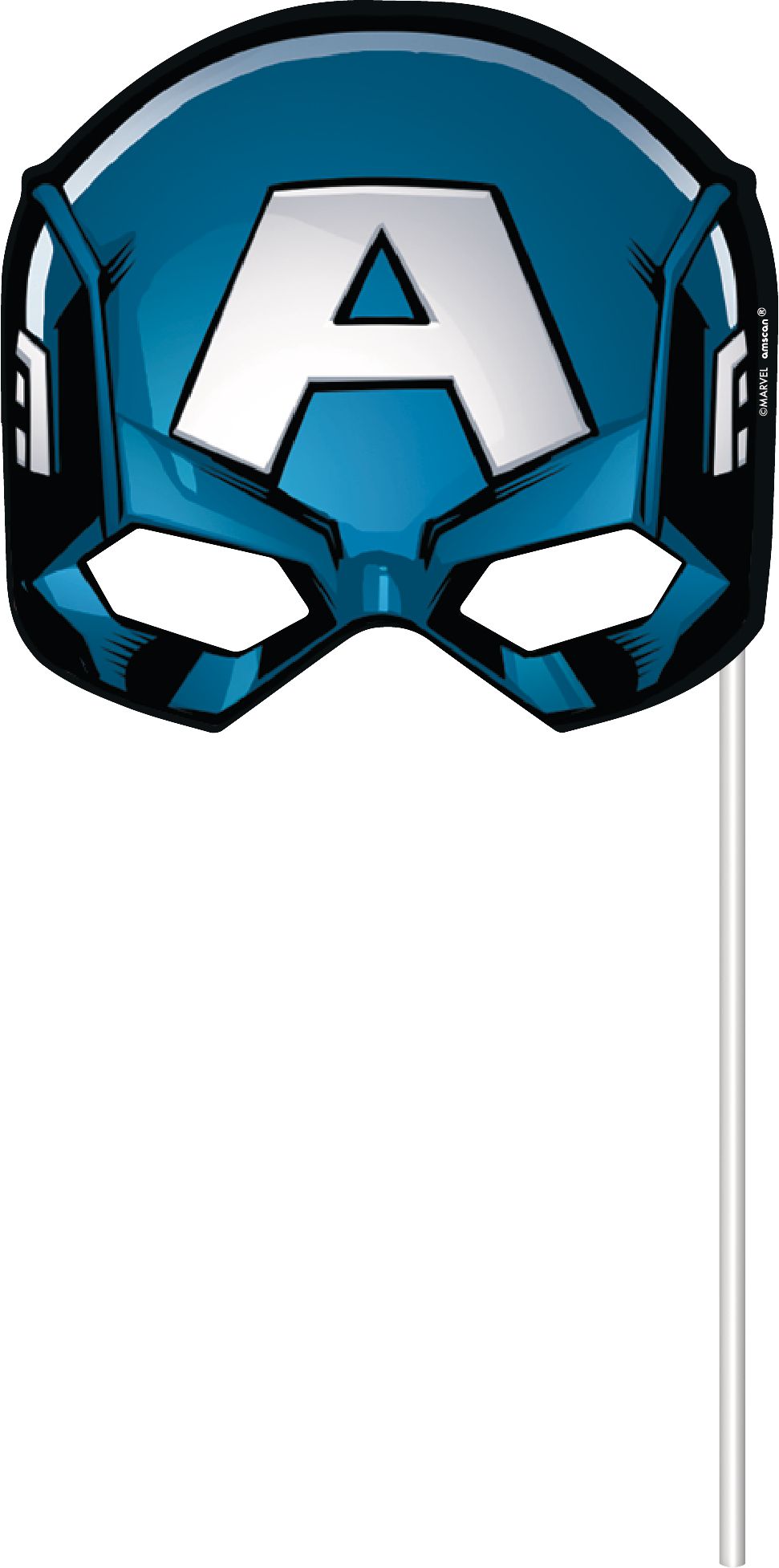 Marvel Powers Unite Birthday Party Photo Booth Kit, 16-pc Front_Flat