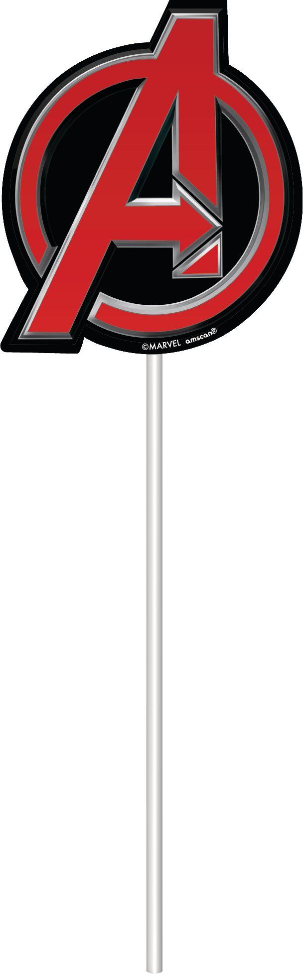 Marvel Powers Unite Birthday Party Photo Booth Kit, 16-pc Front_Flat