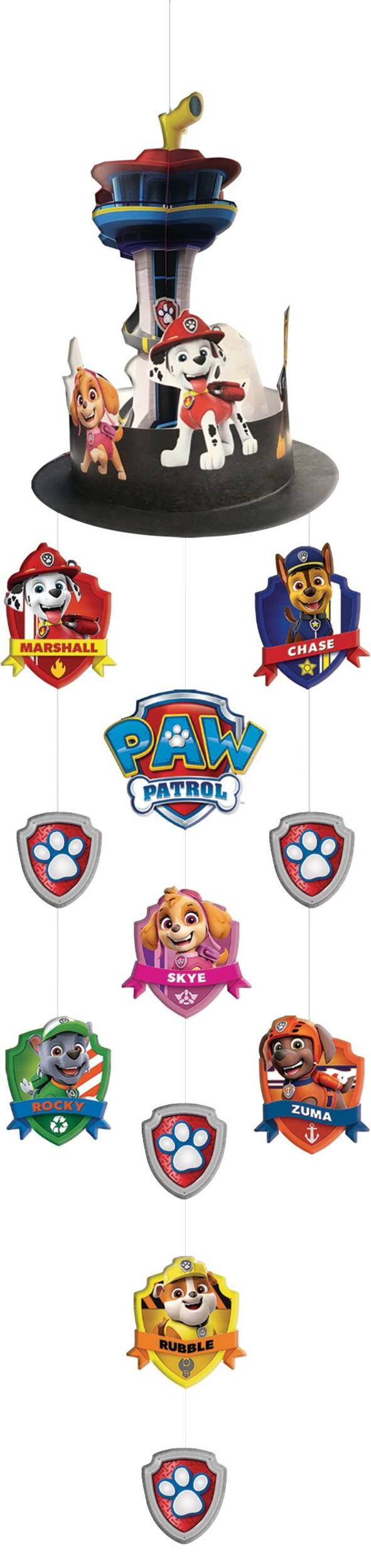 Décorations en spirale Pat'Patrouille, paq. 12 Front_Flat